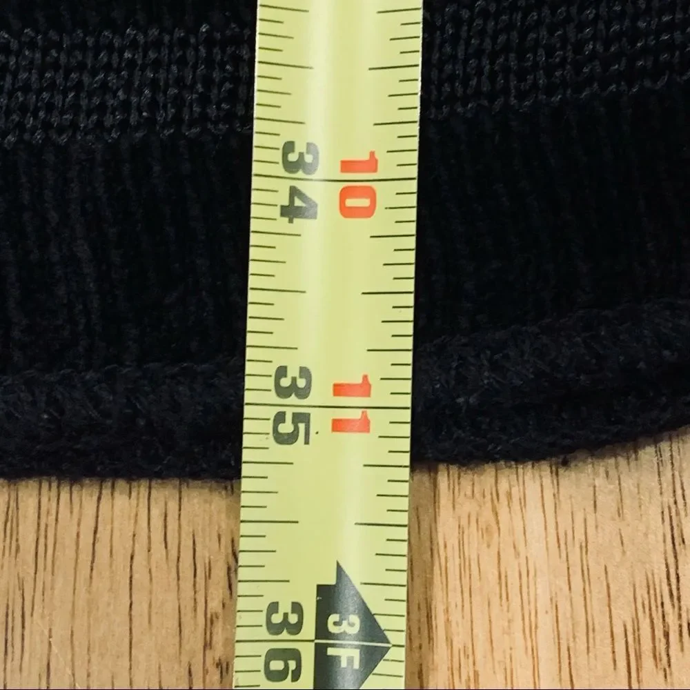 Black Velour Scarf‎